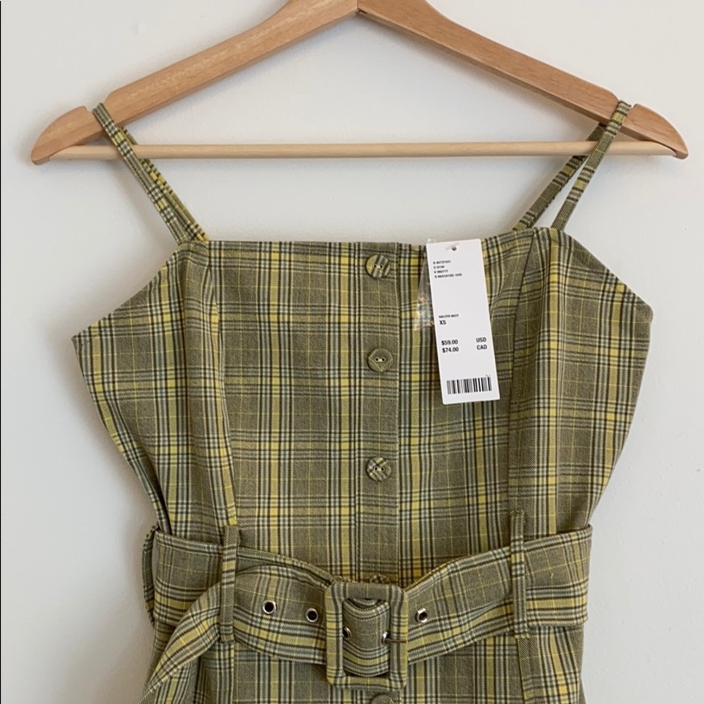 NWT Urban Outfitters Plaid Dress XS